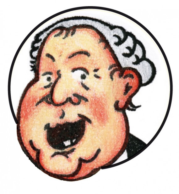 Clipart Franz Xavar P&ouml;ppels (eines alten Mannes mit Per&uuml;cke)